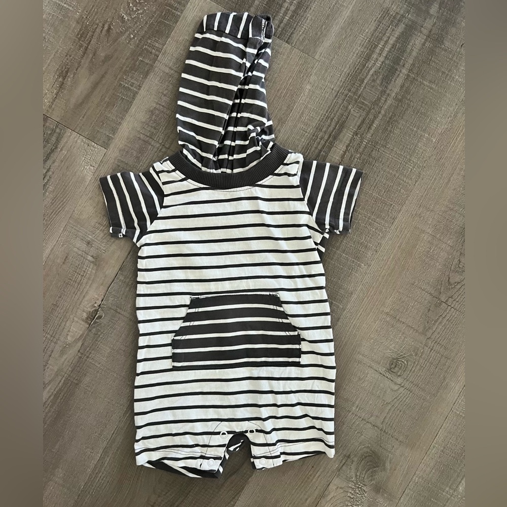 Hooded Shorts One Piece
